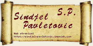 Sinđel Pavletović vizit kartica
